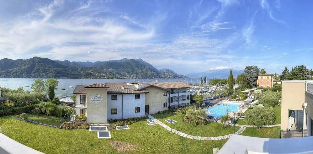 Bella Hotel & Restaurant With Private Dock For Mooring Boats San Felice del Benaco Dış mekan fotoğraf